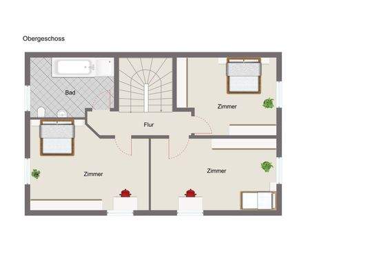 Grundriss Obergeschoss