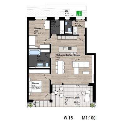 Grundriss W15