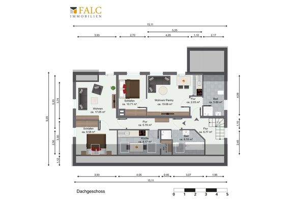 Grundriss Obergeschoss