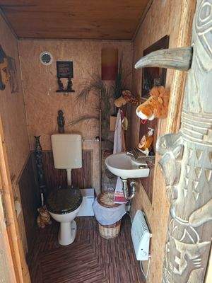 WC am Gartenhaus