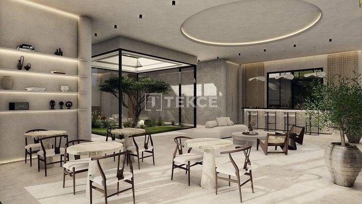 Apartments Close to the Sea in a Gated Complex in Çeşme