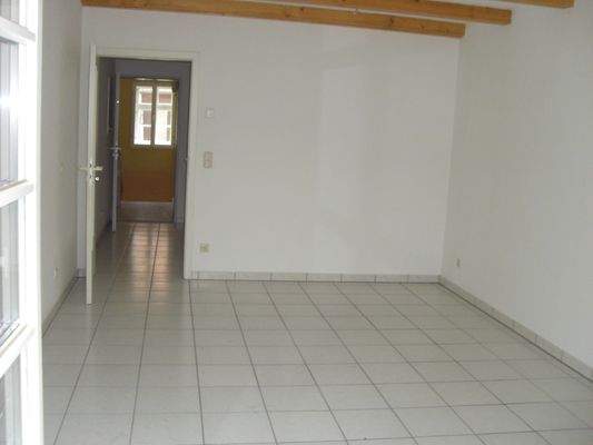 Wohnzimmer im EG, Fußbodenheizg