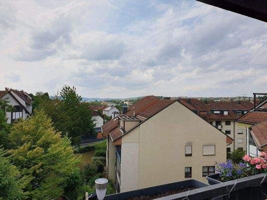 Aussicht vom Balkon aus 