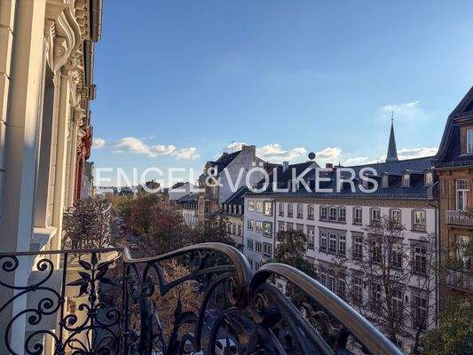 Blick auf die Nachbarschaft