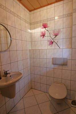 Gäste-WC im Erdgeschoss