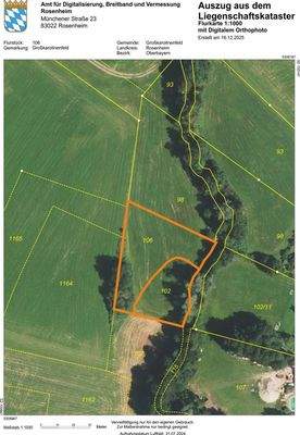 Lageplan Flurstück 102 + 106