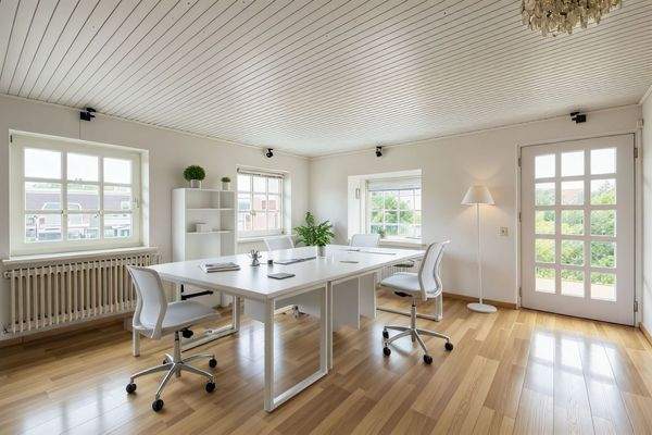 Büro - virtuell gestaged - Lütt Immobilien - Sasel