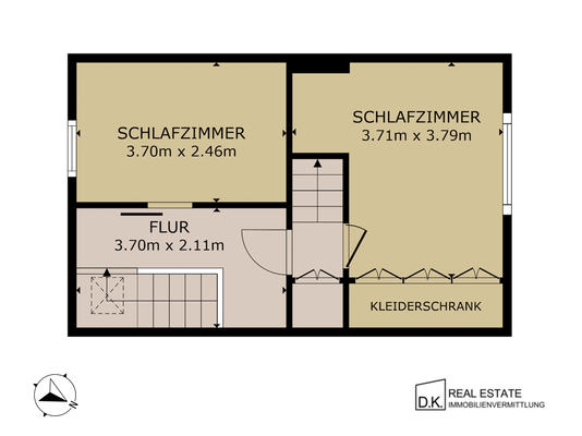 Grundriss Obergeschoss