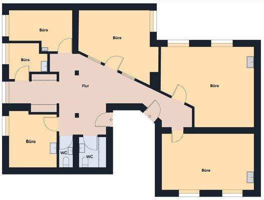 Grundriss ohne Maßstab 