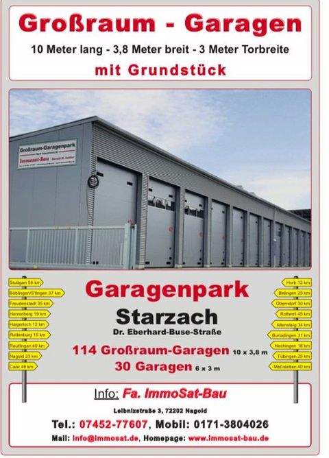 Starzach Garage, Starzach Stellplatz