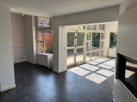 Salon mit Blick auf Terrasse