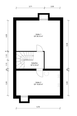 Grundriss - Kellergeschoss