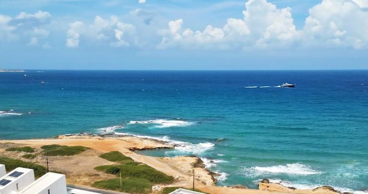 Kreta, Chersonisou: Moderne Luxusvilla mit atemberaubendem Meerblick zu verkaufen