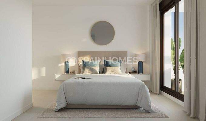 Flats in Hillside Location with Sea Views in Rincon de la Victoria