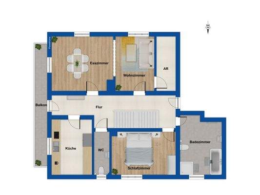 Grundriss Obergeschoss