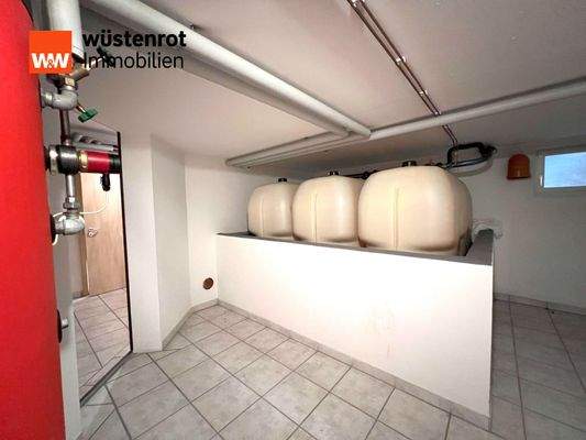 Raum für Öltanks