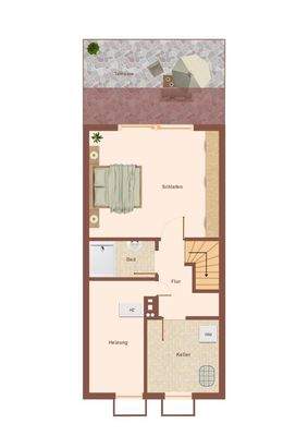 Skizze Grundriss Untergeschoss