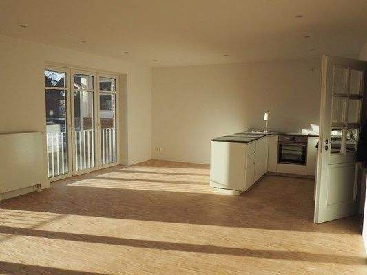 Wohnzimmer mit Küche