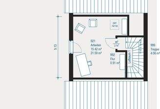 Grundriss Dachgeschoss