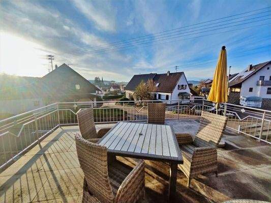 Terrasse vor dem Haus