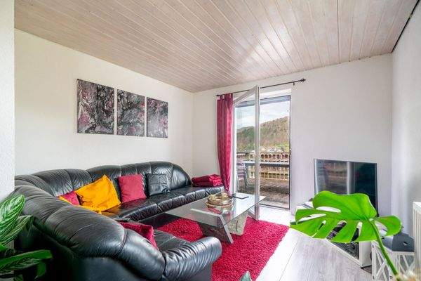 Wohnen, Ausgang Balkon