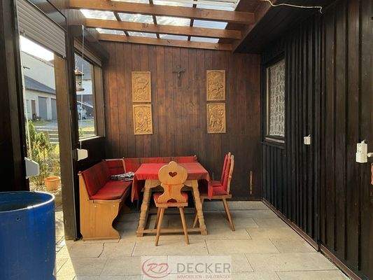 Überdachte Außenterrasse 