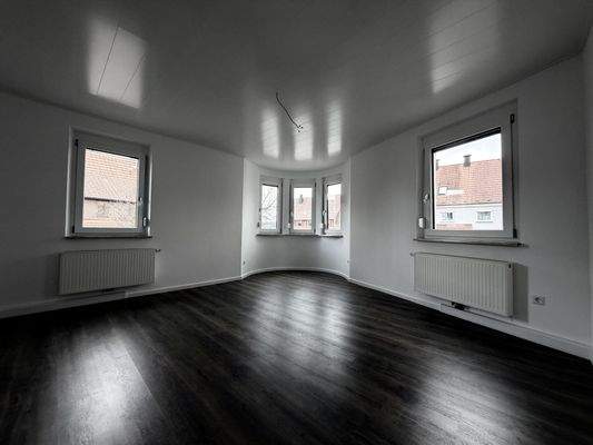 Wohnzimmer mit Erker