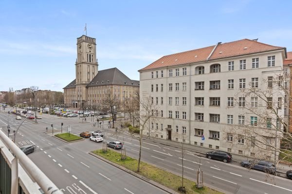 Aussicht vom Balkon