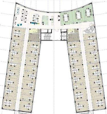 Grundriss-Beispiel Regelgeschoss