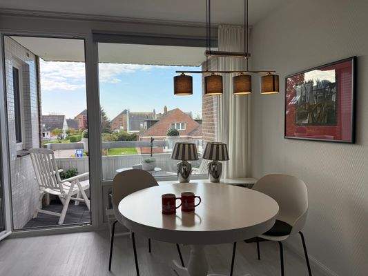 Essbereich am Balkon