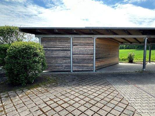 Abstellraum für Mülltonnen etc. 