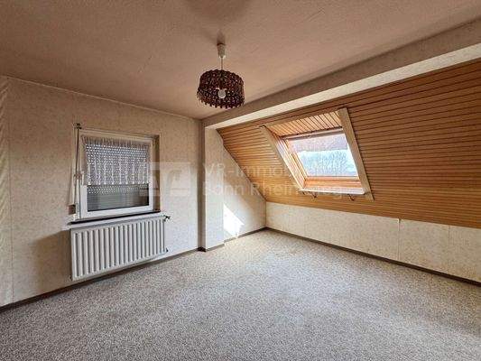 Ausgebauter Raum im Dachgeschoss