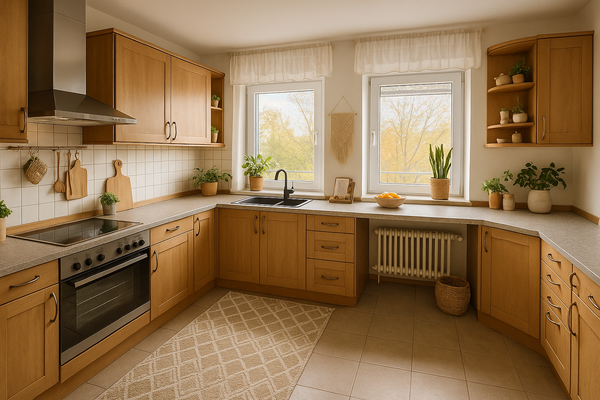 Einrichtungsbeispiel Küche KI generiert 