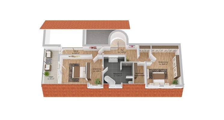 Grundriss Dachgeschoss