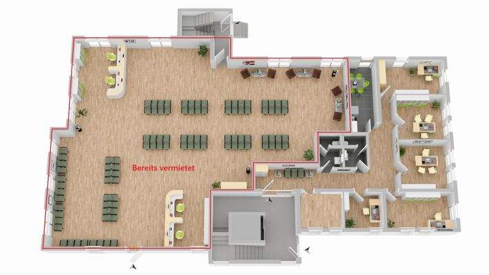 Beispiel Teilfläche Erdgeschoss