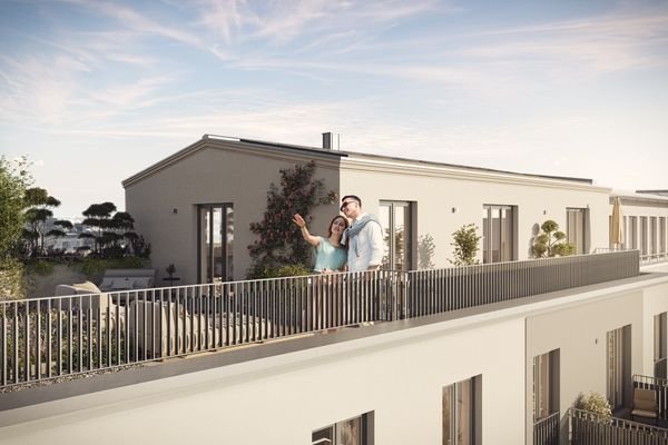 Dachterrasse Maisonette