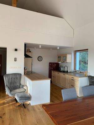 Wohnzimmer mit Galerie 