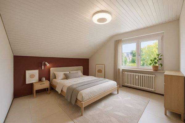 Schlafzimmer visualisiert