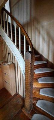 Treppe zum Dachgeschoss