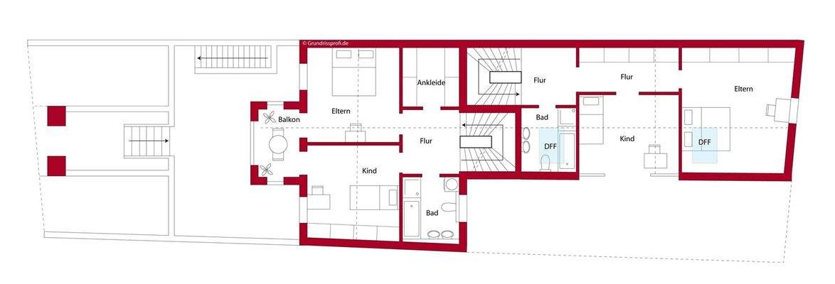 Grundriss 1. Obergeschoss