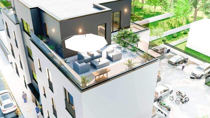 Dachterrasse Penthouse (KI-generiert)