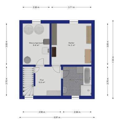 Grundriss Kellergeschoss