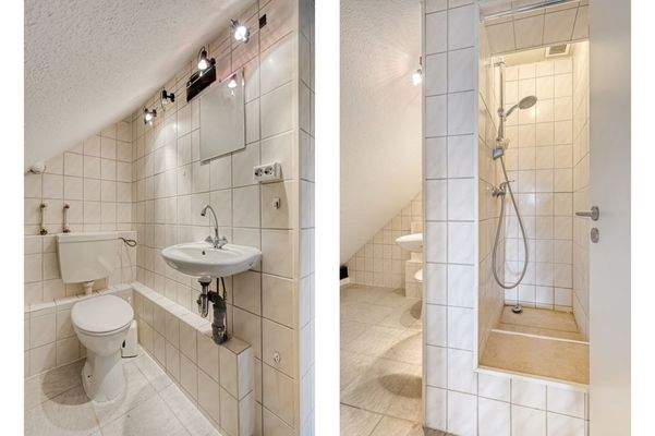 Badezimmer Spitzboden