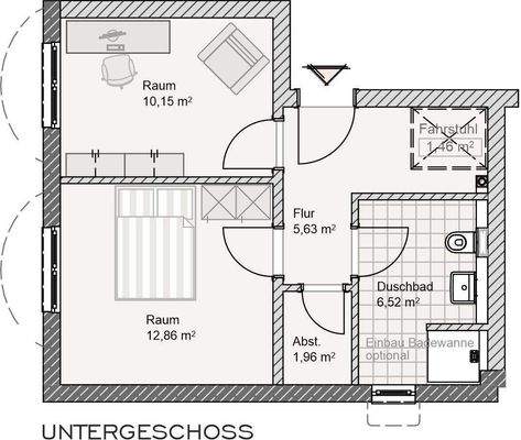 Weitere Wohnräume Untergeschoss