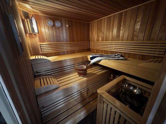 die  BIO-Sauna im UG