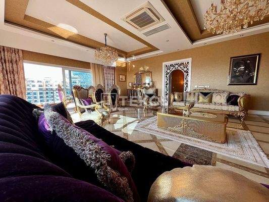 Sea-View Apartment in a Hotel-Concept Complex in Alanya