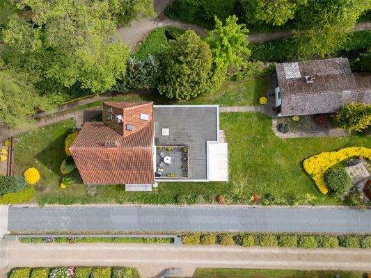 Draufsicht mit Grundstück 