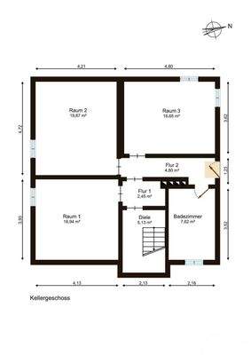 Grundriss Kellergeschoss