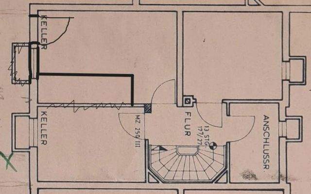Kellerräume nicht detailgetreu