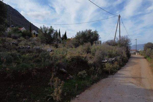 Kreta, Kokkino Chorio: Weitläufiges Gelände mit spektakulärem Meerblick zu verkaufen